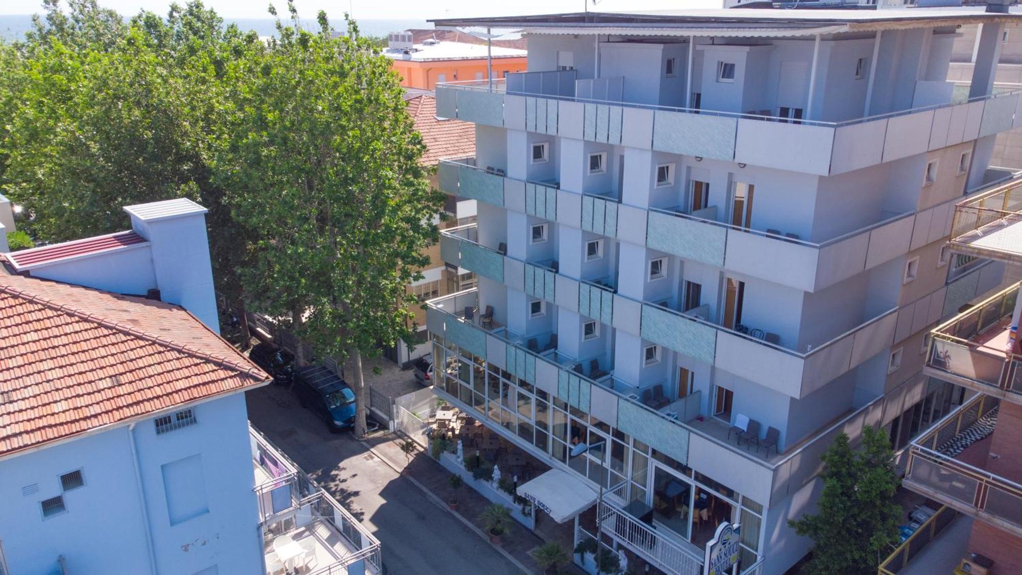 Hotel Sans Souci Rimini Exterior foto