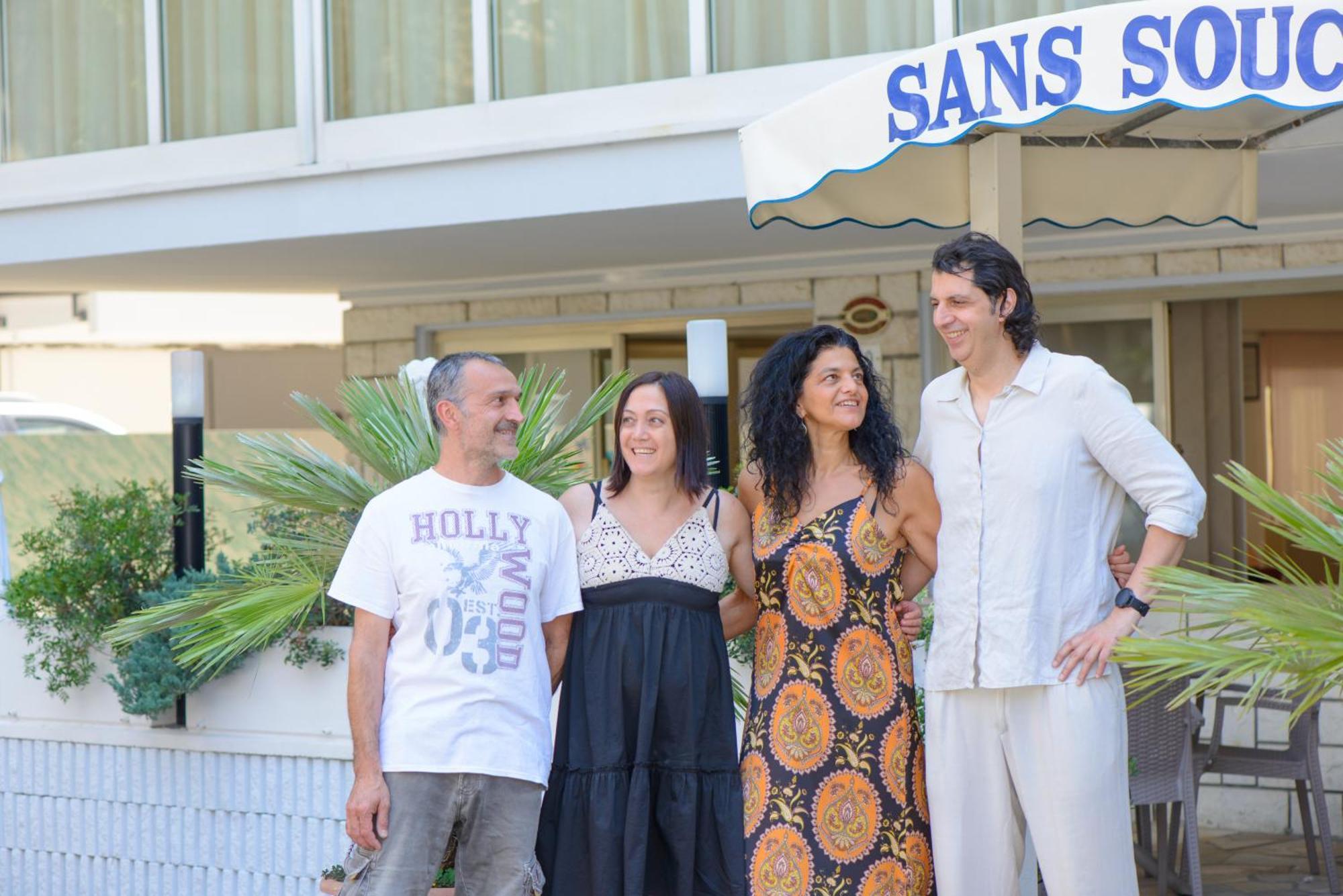 Hotel Sans Souci Rimini Exterior foto