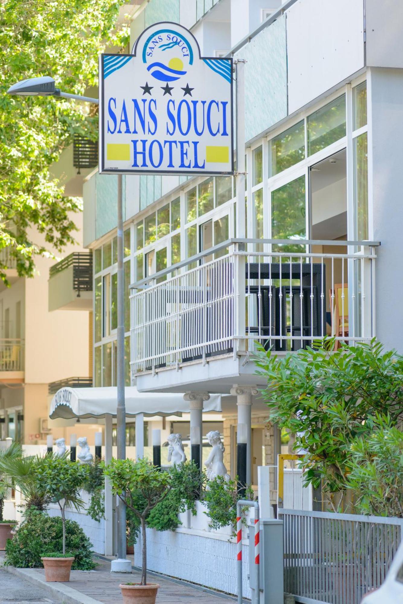 Hotel Sans Souci Rimini Exterior foto